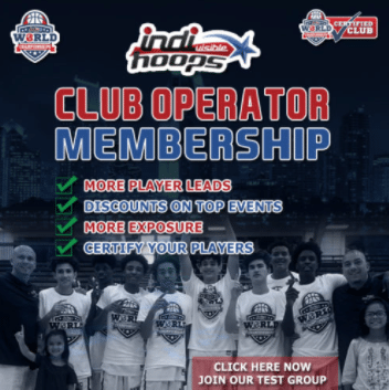IndiHoops Club Operator Membership - More player leads, discounts on top events and more exposure!